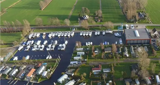 De werf van De Driesprong Yachtcenter